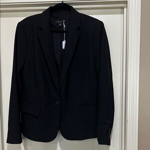 WINTER CLEARANCE Ann Taylor Classic Black Blazer size 14 NWOT